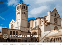 Tablet Screenshot of francescoinassisi.com